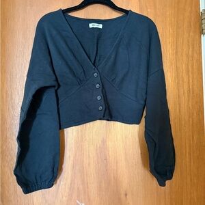 Madewell Black Button-Up Women's Top